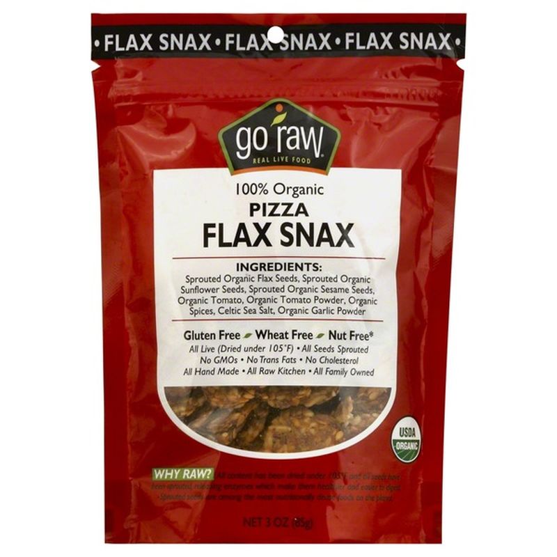 Go Raw Organic Pizza Flax Snax (3 oz) from Safeway Instacart