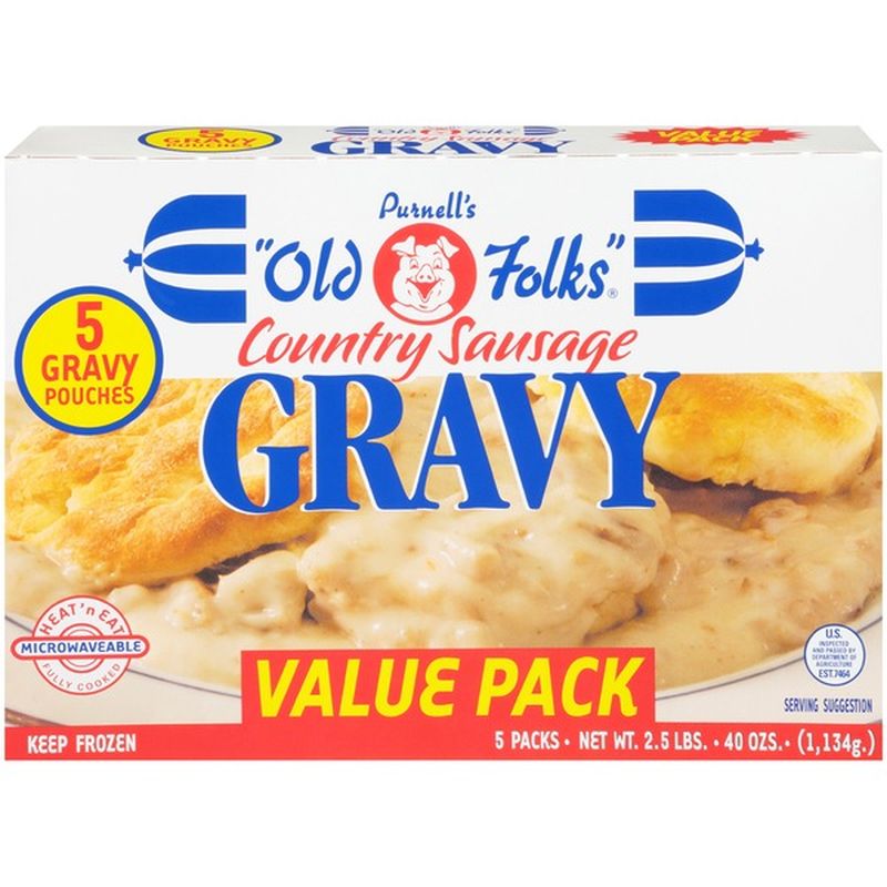 Purnell's Old Folks Country Sausage Gravy (40 oz) Instacart