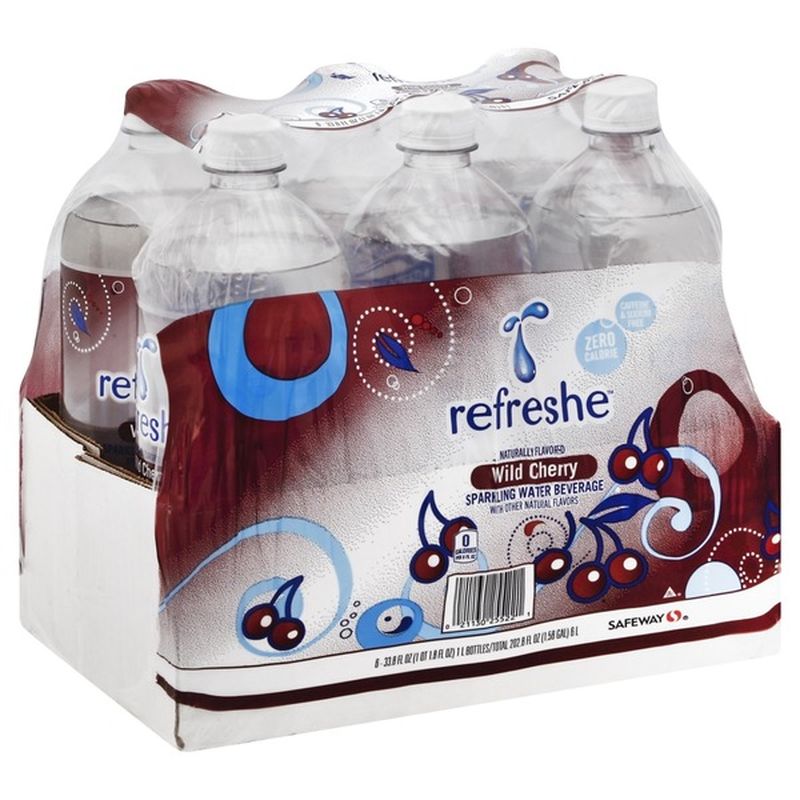 Refreshe Wild Cherry Sparkling Water Beverage
