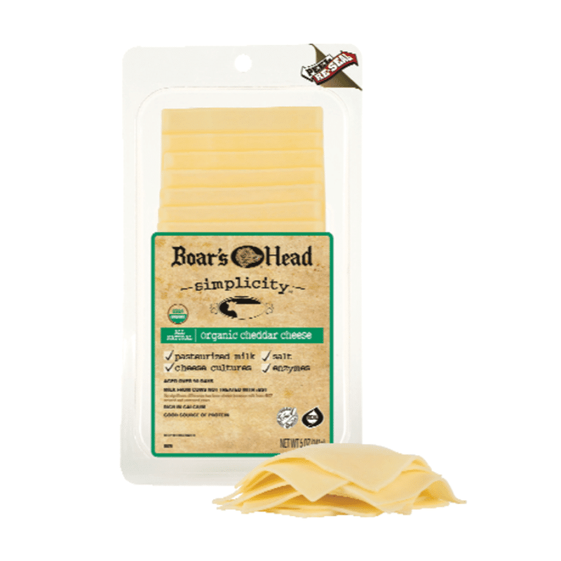 Boar's Head Cheese, Cheddar, Organic (5 oz) Instacart