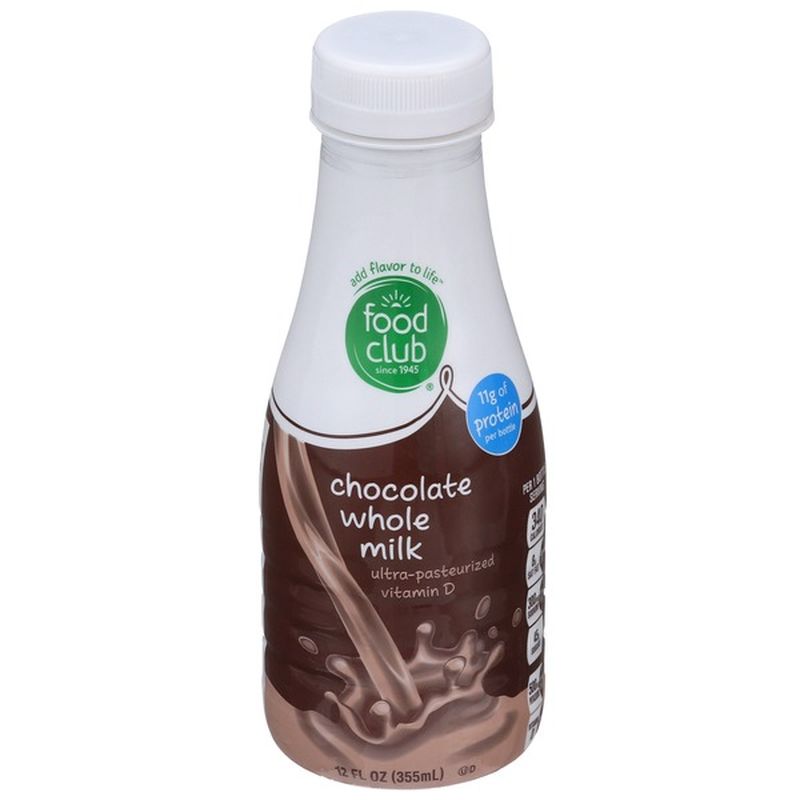 Food Club Chocolate Whole Milk (12 fl oz) Instacart