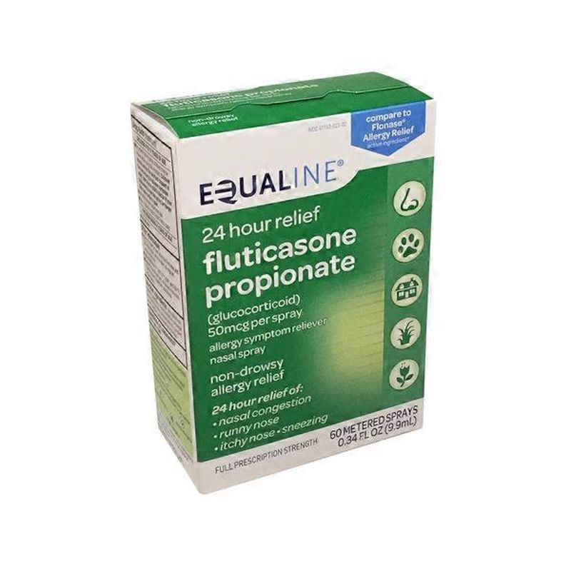 Equaline 24 Hour Relief Fluticasone Propionate Allergy Symptom Reliever