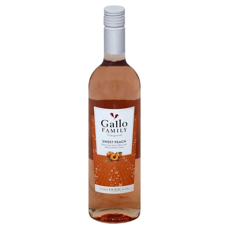 Gallo Family Vineyards Sweet Peach White Wine (750 ml) from Lucky
