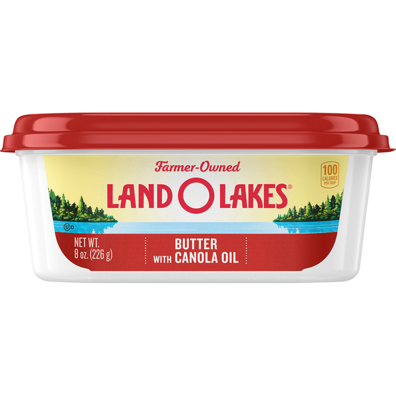 Land O' Lakes Butter, with Canola Oil (8 oz) from Falletti Foods