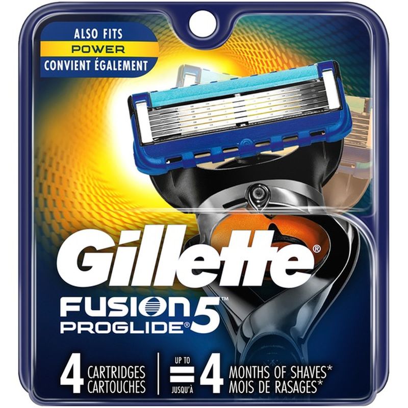 Fusion Fusion5 ProGlide Men’s Razor Blades – 4 Refills (4 ct) - Instacart