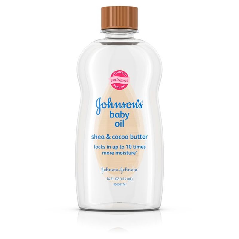 johnson's baby creamy oil cocoa and shea butter
