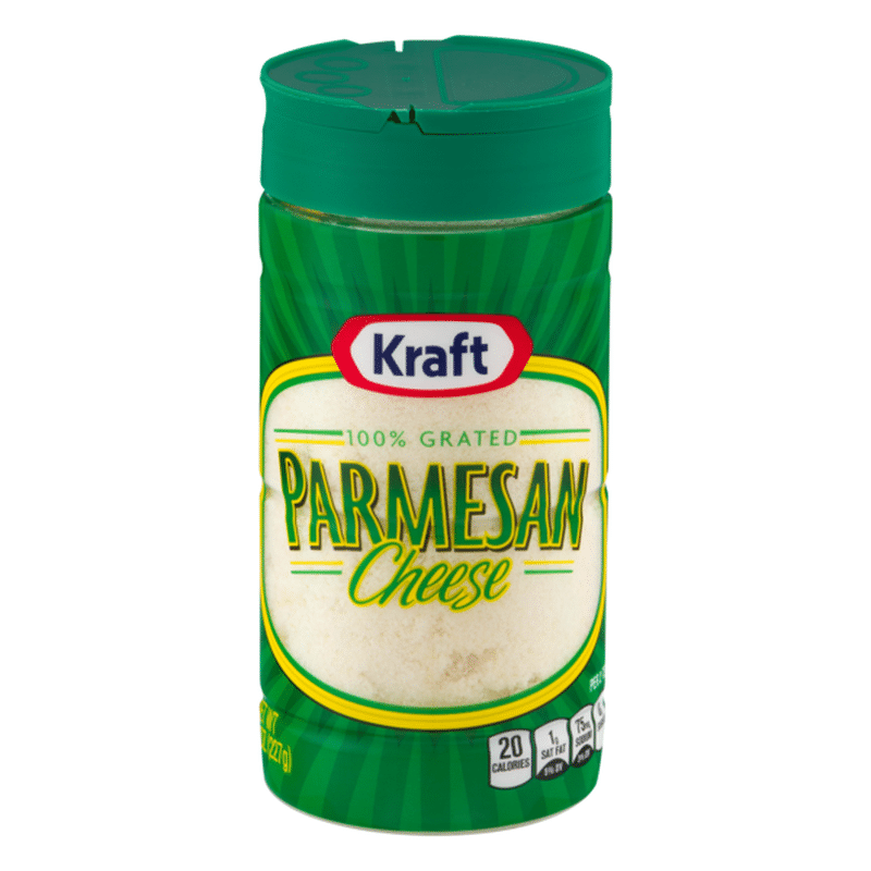 Kraft 100 Grated Parmesan Cheese 8 Oz From Giant Food Stores Instacart