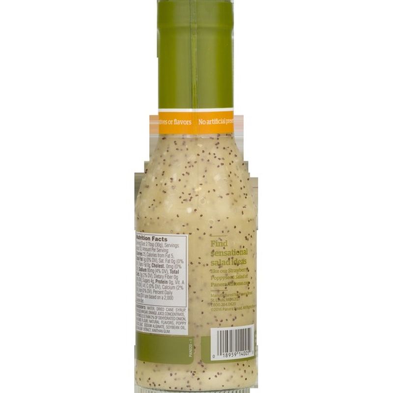 Panera Bread Dressing, Low Fat, Poppy Seed (12 oz) Instacart