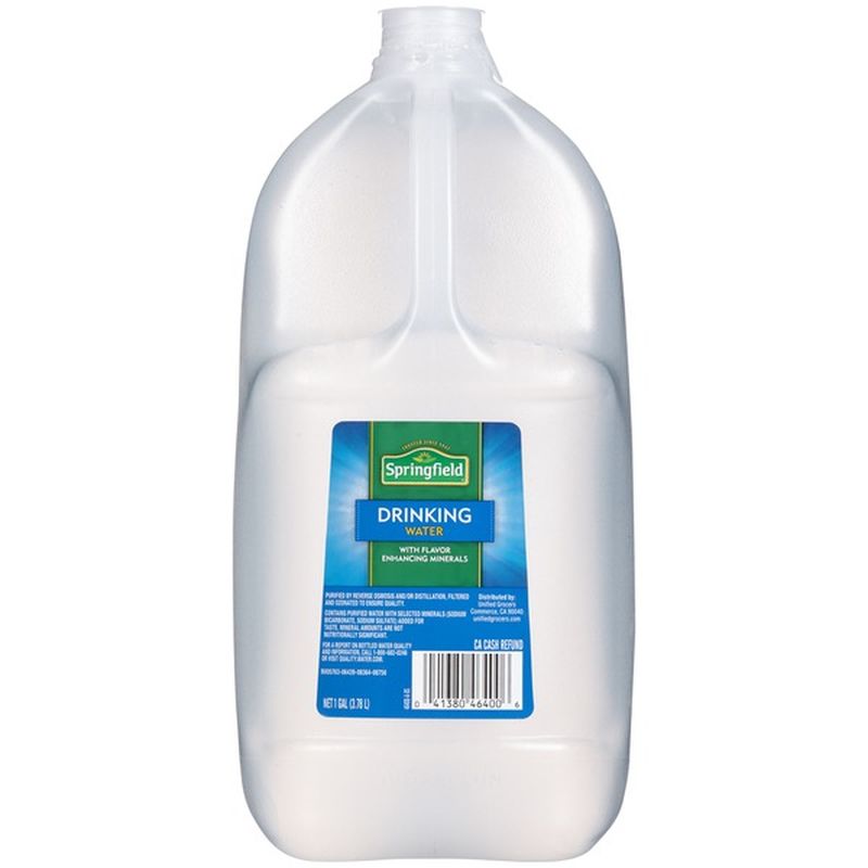 Springfield Drinking Water (1 gal) - Instacart