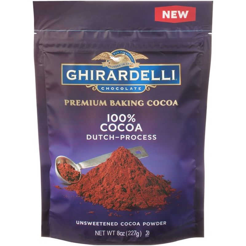 Ghirardelli Chocolate Premium Baking Cocoa 100 Cocoa Dutch Process