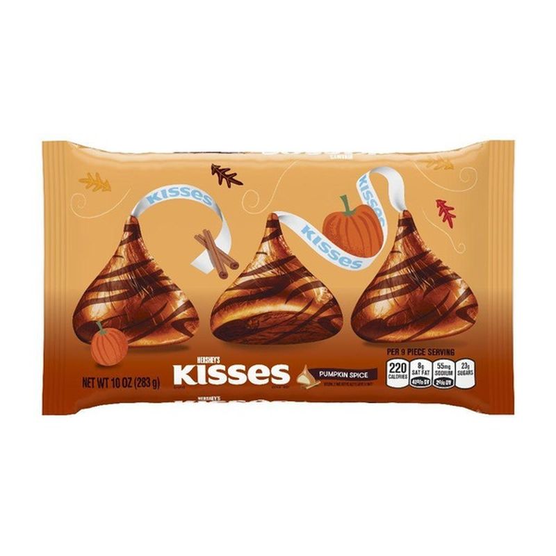 Hershey's KISSES Fall Harvest Pumpkin Spice, 10 oz (10 oz) Instacart