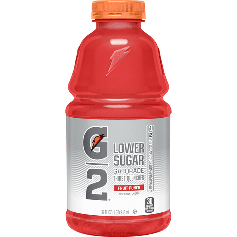 Gatorade Low Calorie Fruit Punch Thirst Quencher Sports Drink (32 fl oz ...