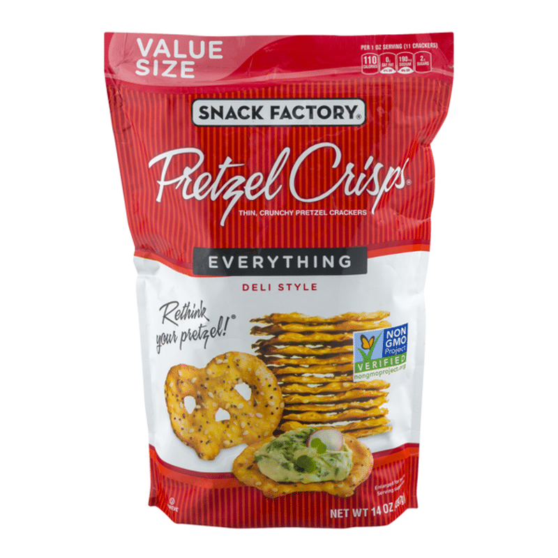Pretzel Crisps® Everything Pretzel Crisps (14 oz) from Stop & Shop
