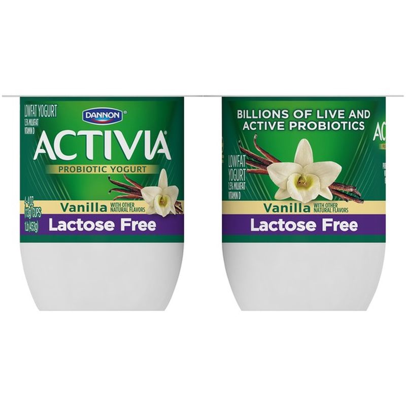 Activia LactoseFree Probiotic Vanilla Yogurt (16 oz) Instacart