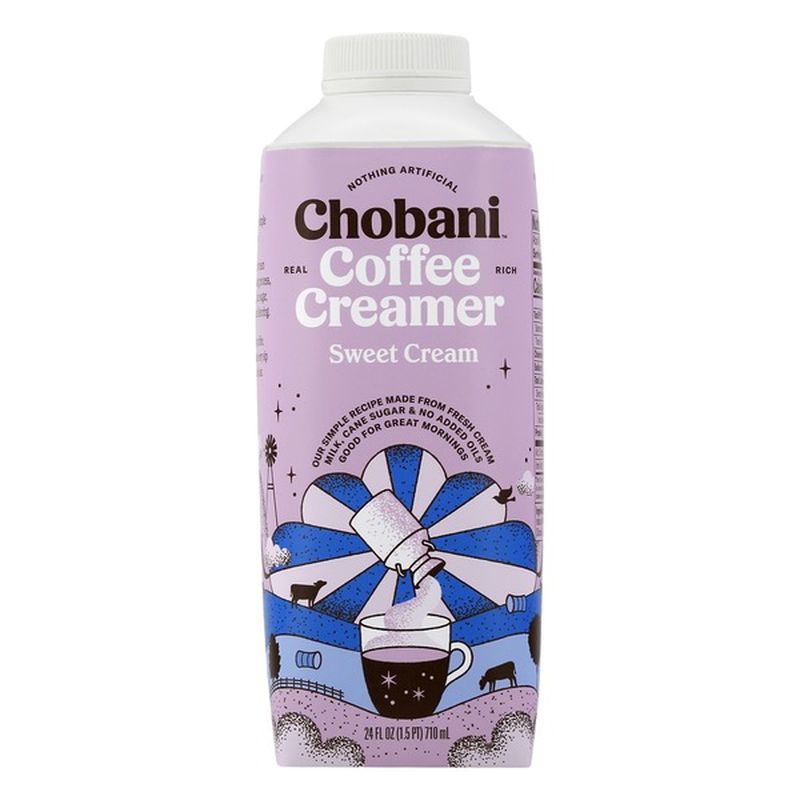 Chobani Coffee Creamer, Sweet Cream