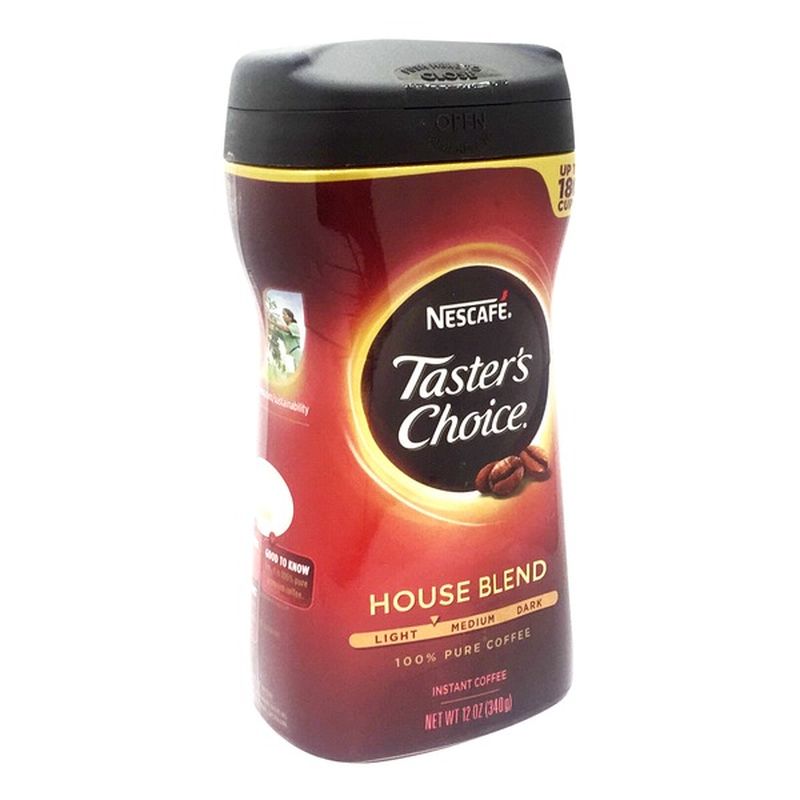 Nescafe Taster's Choice House Blend Instant Coffee (12 oz ...