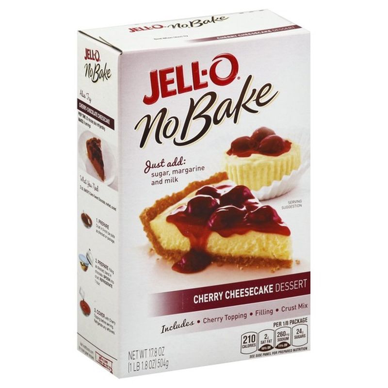 JellO No Bake Cherry Cheesecake Mix (17.8 oz) from Martin's Instacart