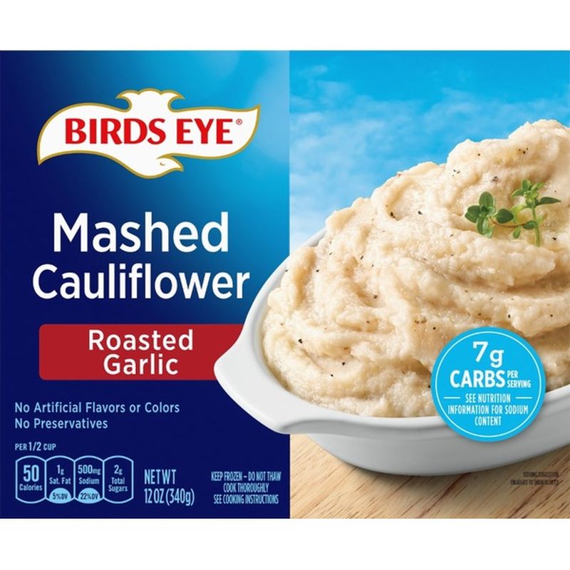 Birds Eye Mashed Cauliflower, Roasted Garlic (12 oz) from Kroger