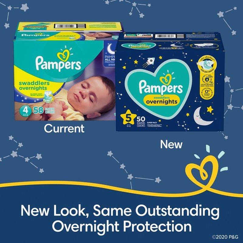 pampers swaddlers night