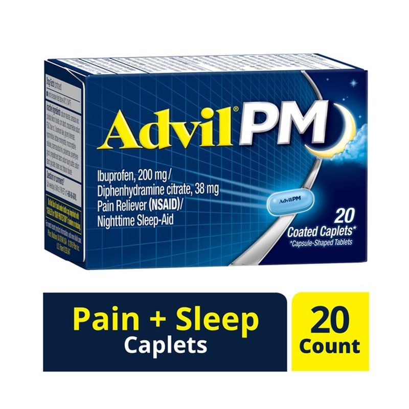 Advil Medicinal Sleep Aid (20 ct) - Instacart