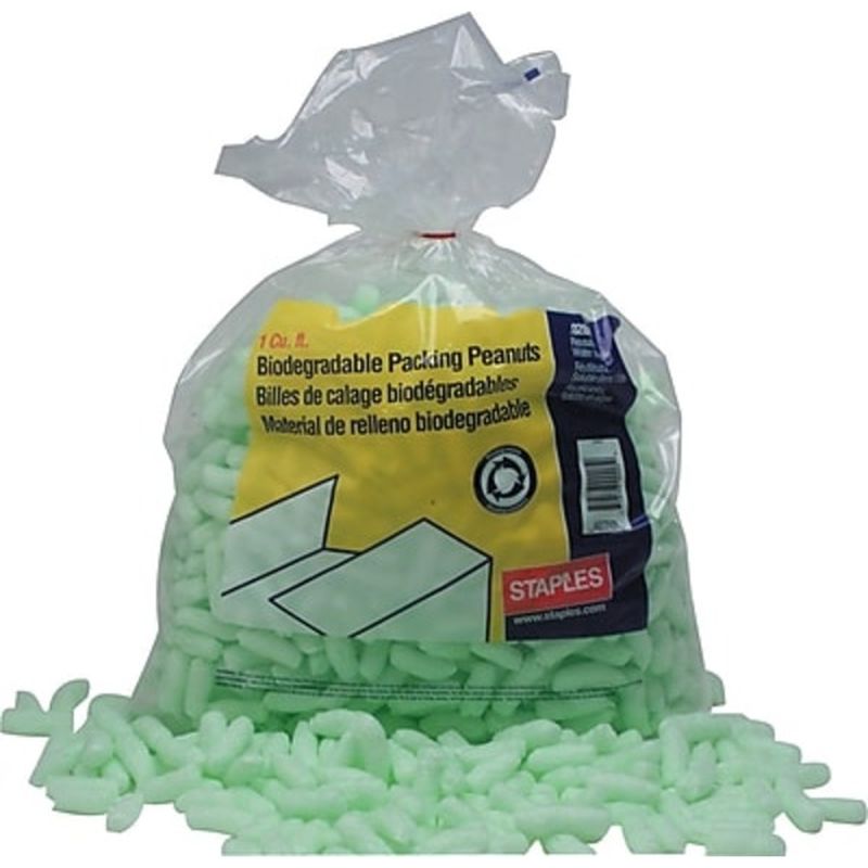 staples eco friendly 1 cubic feet biodegradable packing peanuts each instacart hobo meal ideas