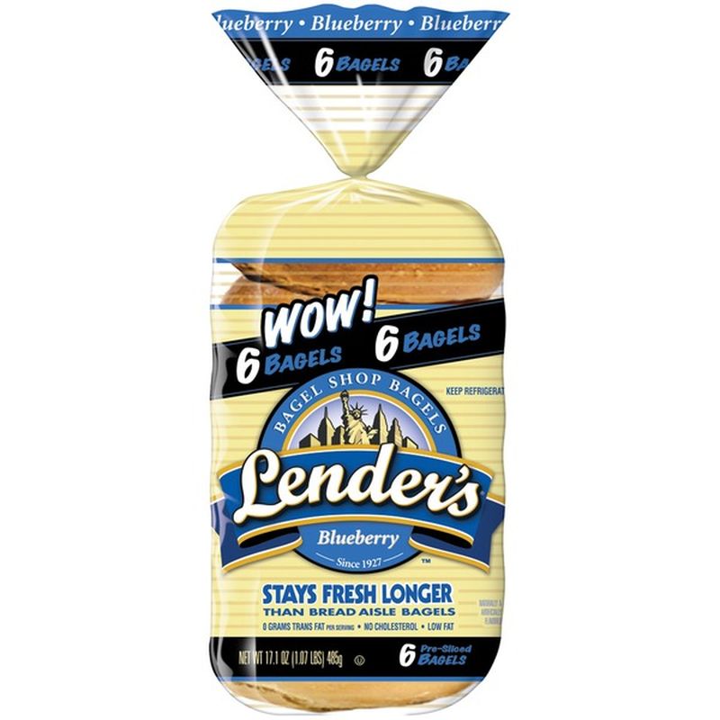 Lender's Refrigerated Blueberry Bagels (17.1 oz) Instacart