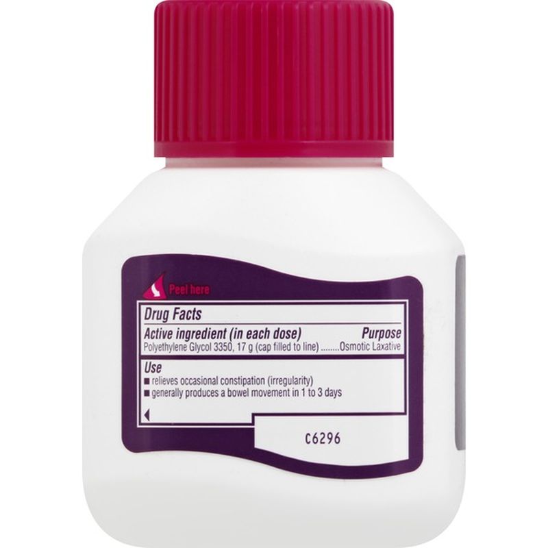 MiraLAX Osmotic Laxative, Unflavored, Powder (4.1 oz) Instacart