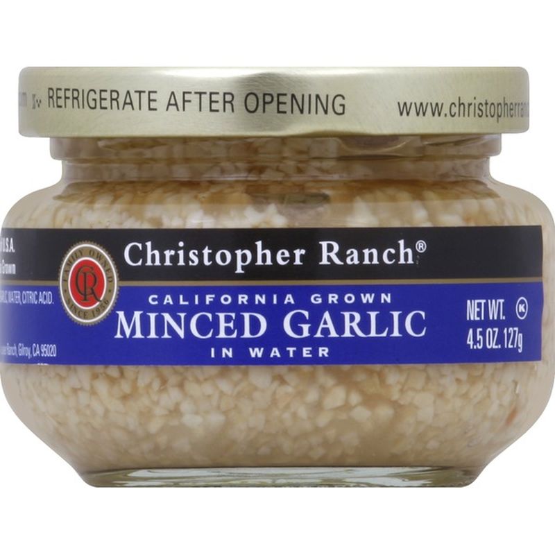 Christopher Ranch Minced Garlic In Water (4.5 oz) Delivery or Pickup