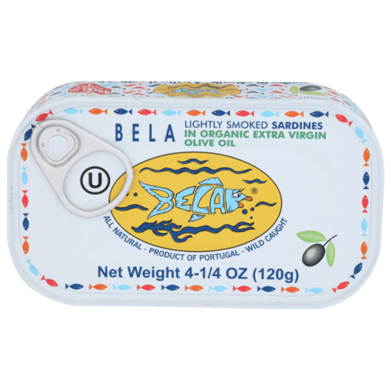 Bela Sardines, in Organic Extra Virgin Olive Oil (4.25 oz) from Sprouts Farmers Market Instacart
