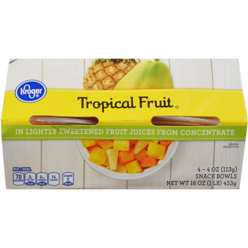 Kroger Tropical Fruit Snack Bowls (16 oz) from Kroger Instacart