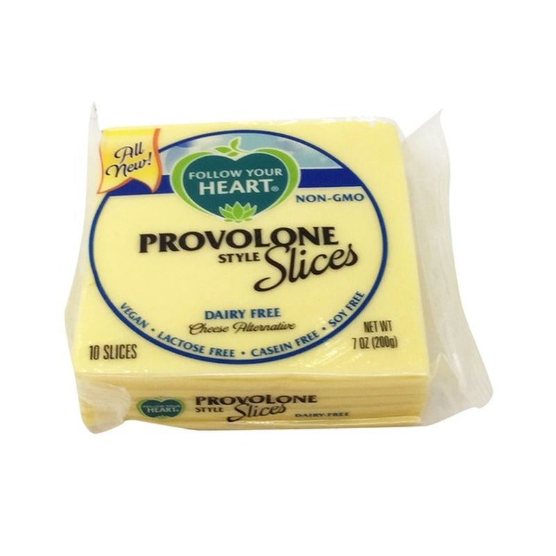 Follow Your Heart Cheese Alternative, Slices, Dairy Free, Provolone