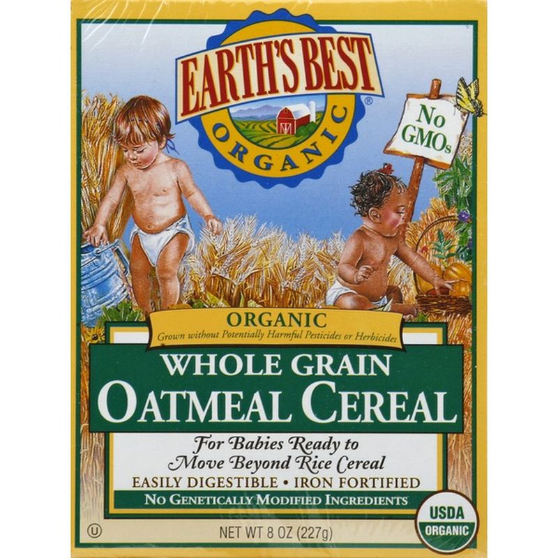 earth's best organic baby oatmeal