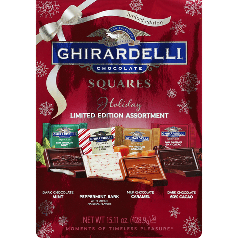 Ghirardelli Chocolate Assortment, Holiday, Squares (15.11 oz) Delivery