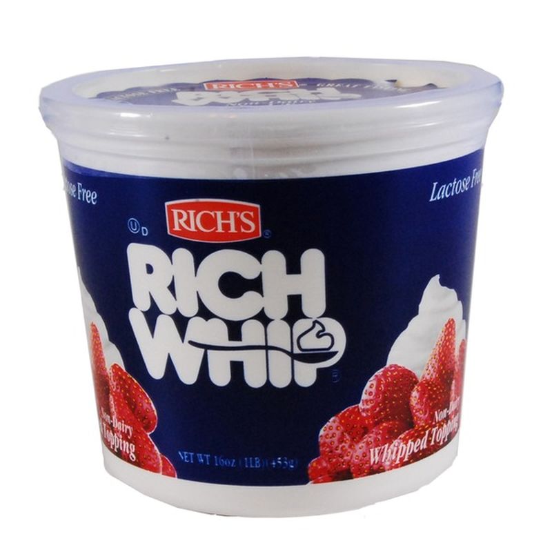 Rich s Case Of Non Dairy Whiipped Topping 16 Oz From Gordon Food 