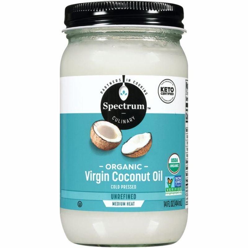 Spectrum Culinary Organic Unrefined Coconut Oil 14 Fl Oz From Kroger Instacart 5722