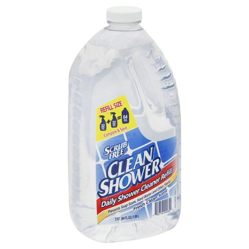 Scrub Free Clean Shower Daily Shower Cleaner Refill (60 fl oz) Instacart