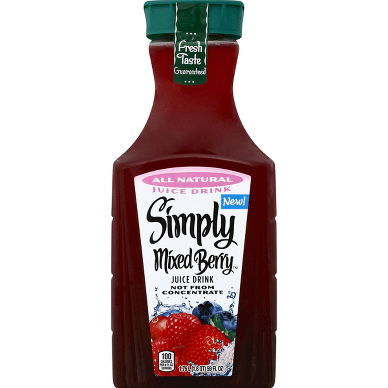 Simply Juice Drink, Mixed Berry (59 fl oz) - Instacart