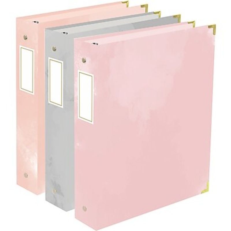 Emma Verde 10-3/8" x 11-3/4" x 2-3/8" Assorted 1-1/2" Casemade Binder