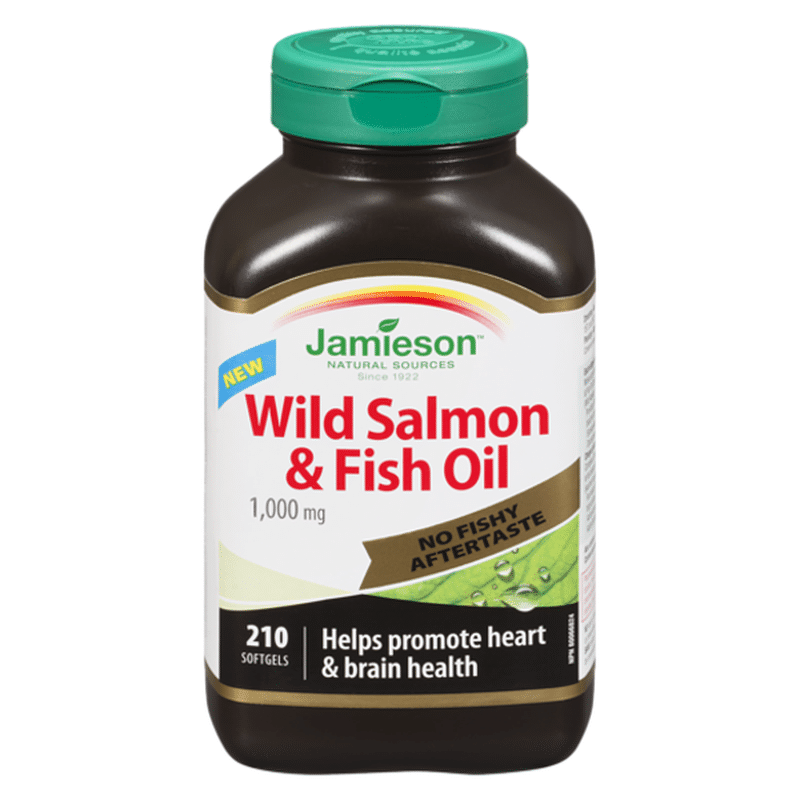 Jamieson Wild Salmon & Fish Oil 1000 Mg Capsules (210 ct) Delivery or