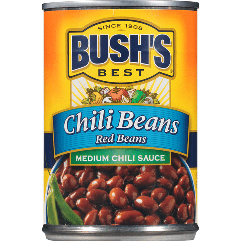 Bush's Best Chili Beans Red Beans in a Medium Chili Sauce (16 oz) Instacart