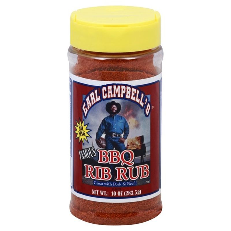 Earl Campbells Rib Rub, Famous BBQ (10 oz) from HEB Instacart