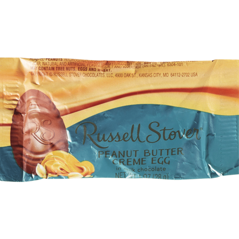 Russell Stover Peanut Butter Creme Egg in Milk Chocolate (1 oz) Instacart