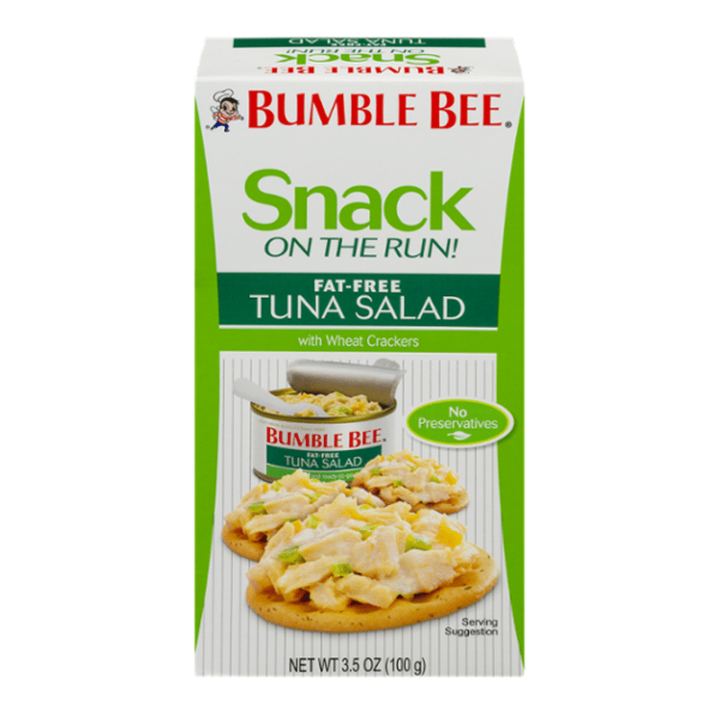 Bumble Bee Snack on the Run! FatFree Tuna Salad with Wheat Crackers