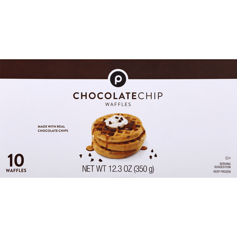 Publix Chocolate Chip Waffles (10 ct) Instacart