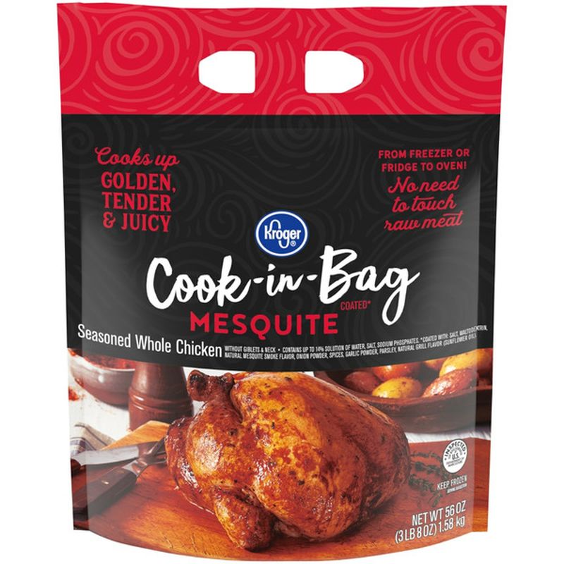 Kroger Cook-in-Bag Savory Seasoned Whole Chicken