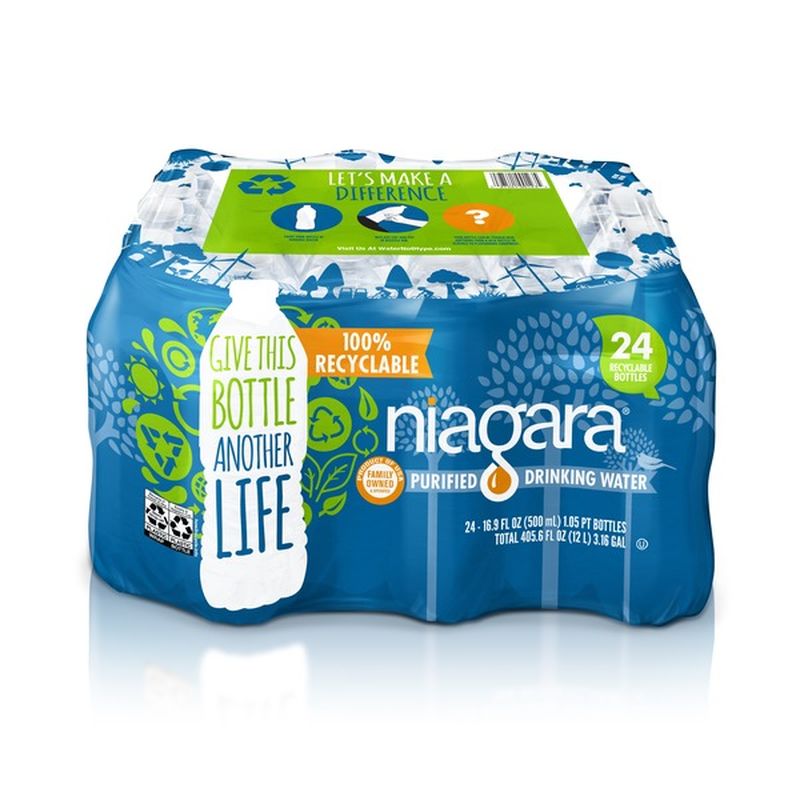 Niagara Purified Drinking Water (16.9 fl oz) - Instacart