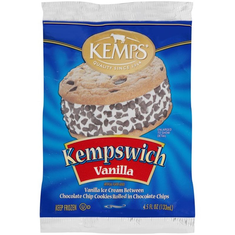 Kemps Kempswich Vanilla Ice Cream Sandwich (4.5 fl oz) Instacart