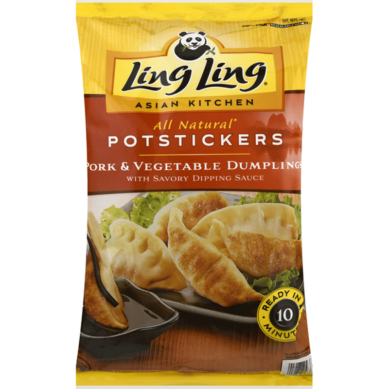 Ling Ling All Natural Potstickers Potstickers, Pork & Vegetable (4.2 lb