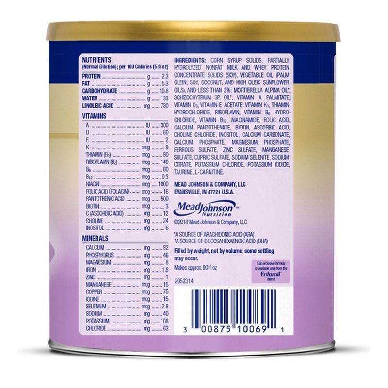 enfamil gentlease ingredients