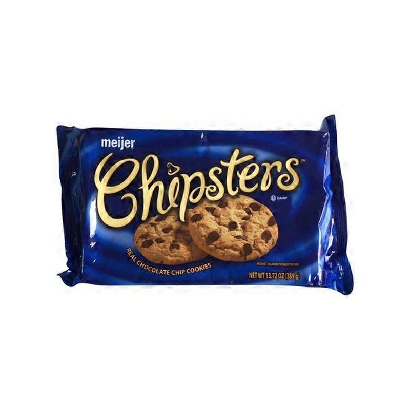 Meijer Chipsters Real Chocolate Chip Cookies (13.72 oz) Instacart